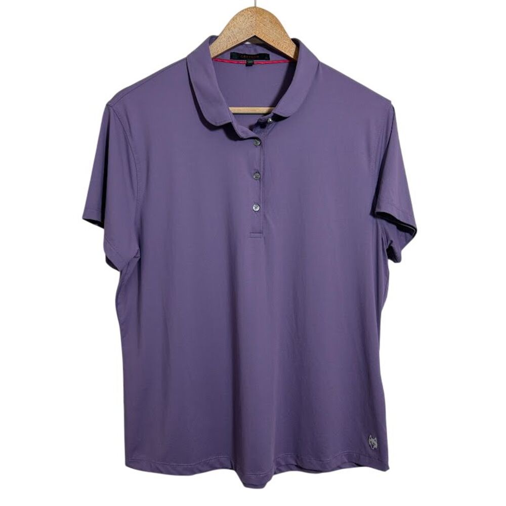 Greyson Golf Polo Shirt Womens XL Purple Monogram Scarlett Active Performance